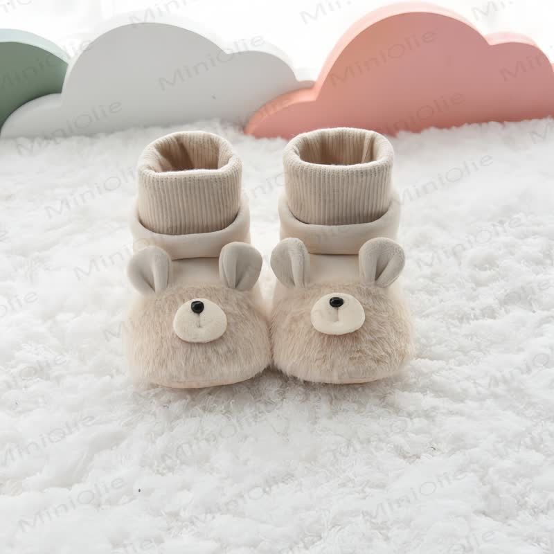 ベビーベアフリースブーティ - ベージュ - 6～12ヶ月 - image 3