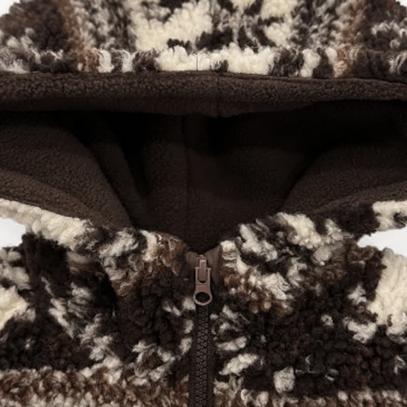 男の子用暖かいフード付きフリースアウターウェア - image 3