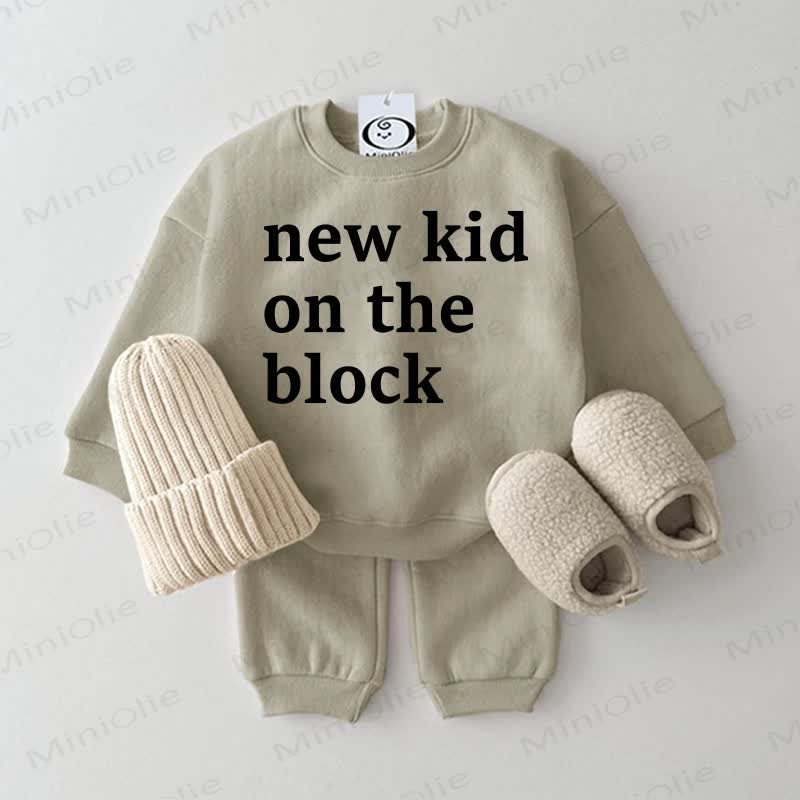 NEW KID ON THE BLOCKベビーグレーグリーン 2点セット - グレーグリーン - 2～3歳 - image 1