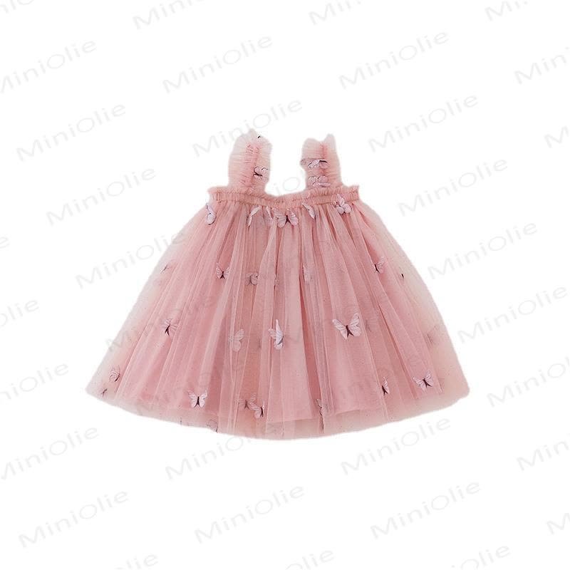 幼児用女の子用リボンメッシュノースリーブチュチュDress - image 6