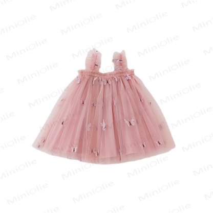 幼児用女の子用リボンメッシュノースリーブチュチュDress - image 6