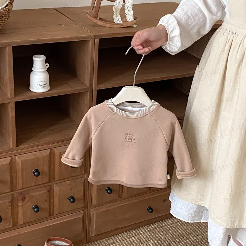 ベビー幼児男の子用刺繍入りリトルハウスTシャツ - image 3