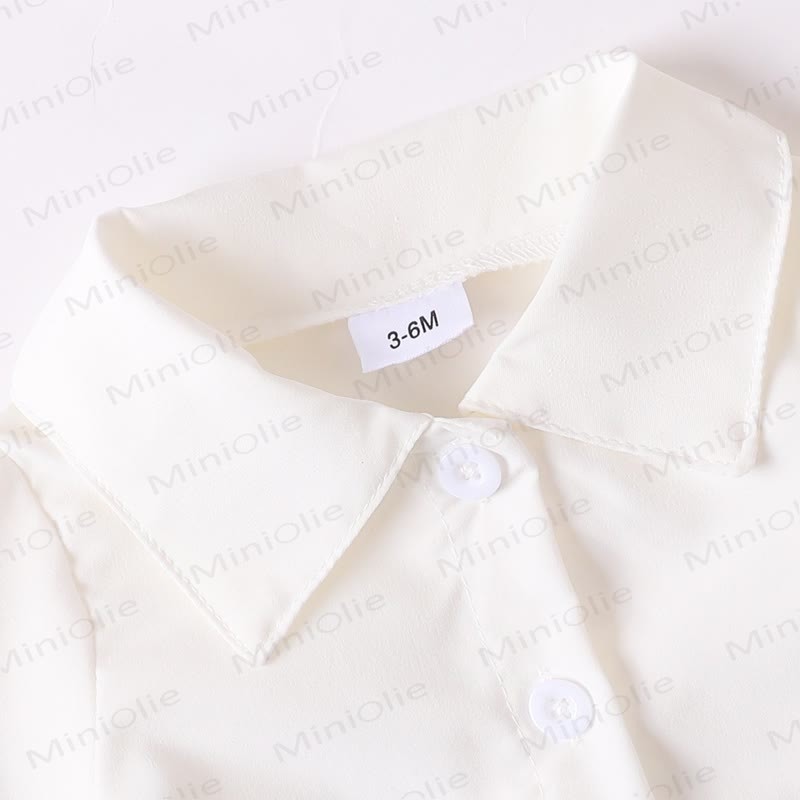 女の子用ホワイトブラウスDress＆ブルーデニムスカート - image 4