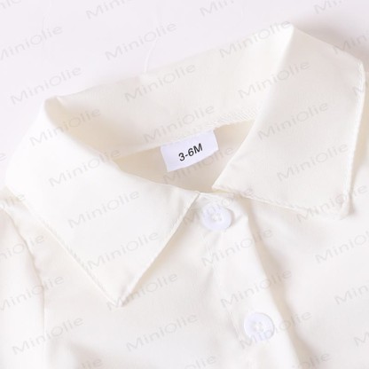 女の子用ホワイトブラウスDress＆ブルーデニムスカート - image 4