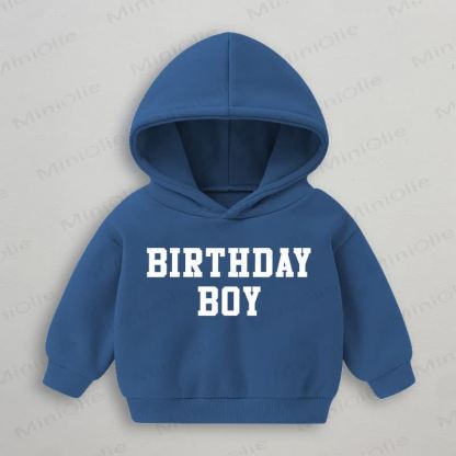 BIRTHDAY BOYベビーブルー スウェットシャツ - 青 - 3～5歳 - image 1
