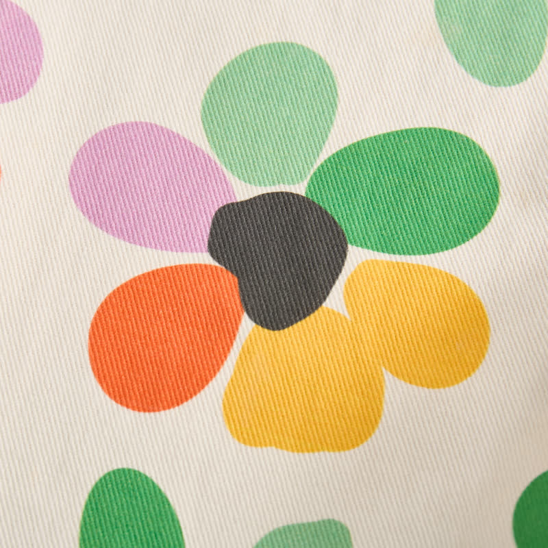 ベビーカラフルフローラルベージュオーバーオール - image 7