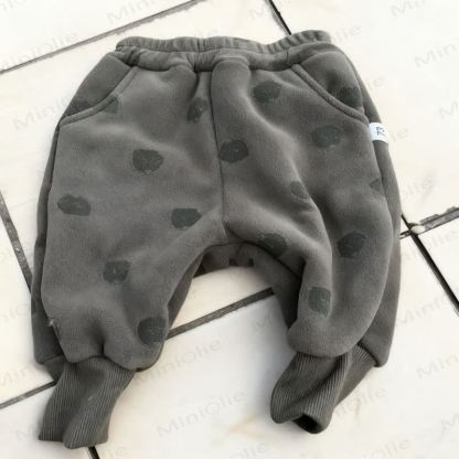 ベビー幼児用アニマルジョガーフリース裏地パンツ - 緑の恐竜 - 5～7歳 - image 5