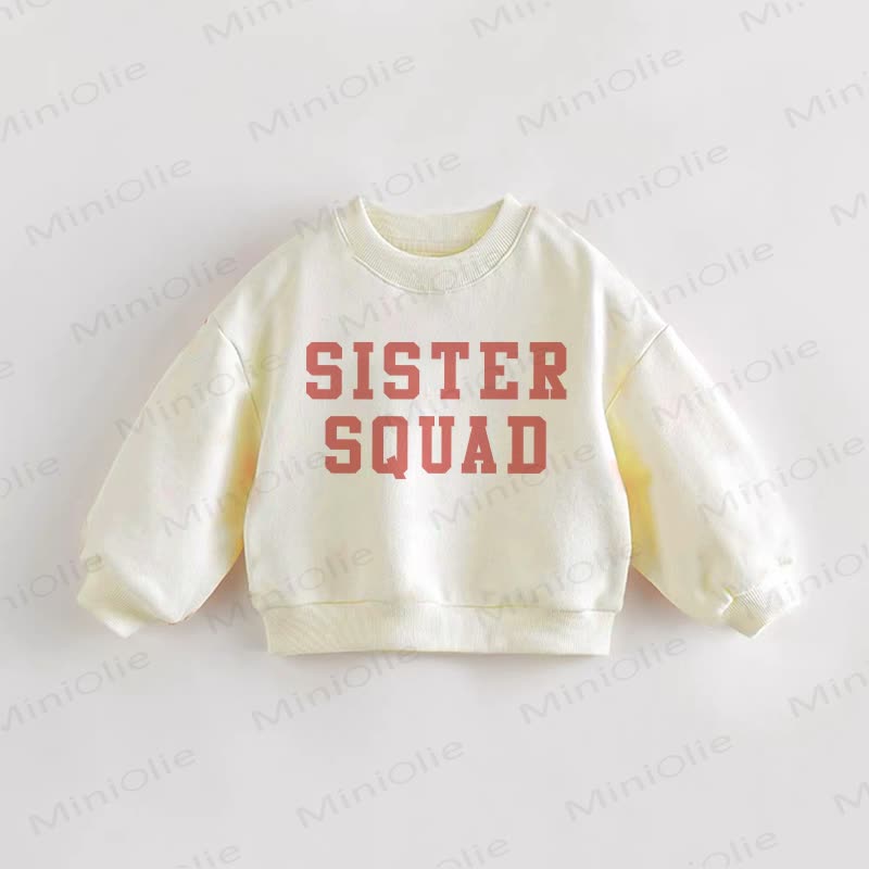 SISTER SQUADベビー 幼児用スウェットシャツ - クリーム - 3～5歳 - image 1