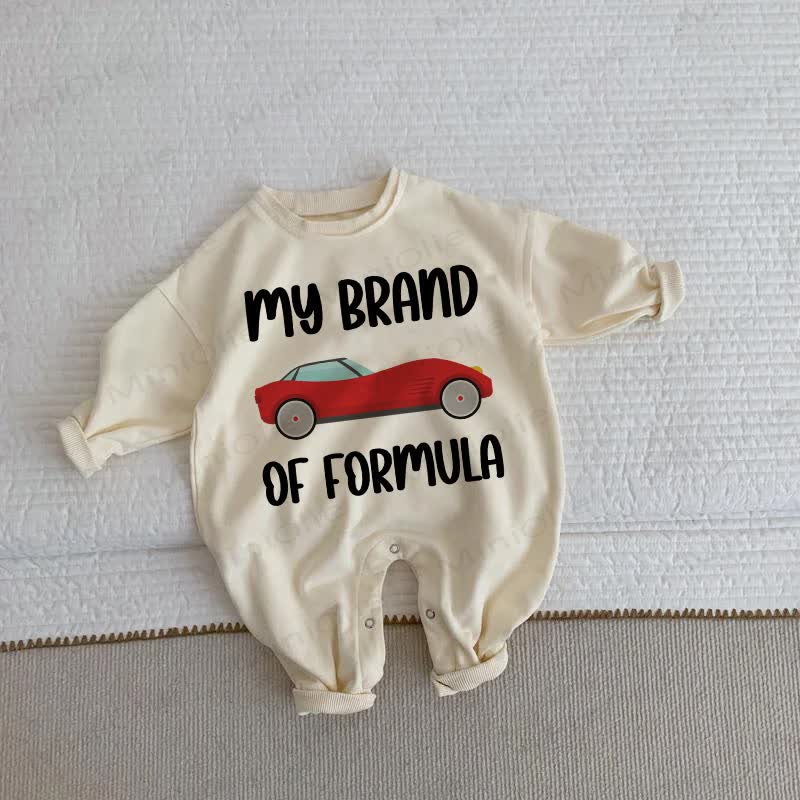 MY BRAND OF FORMULAベビー 幼児用 カー ベージュ ロンパース - ベージュ - 2～3歳 - image 1
