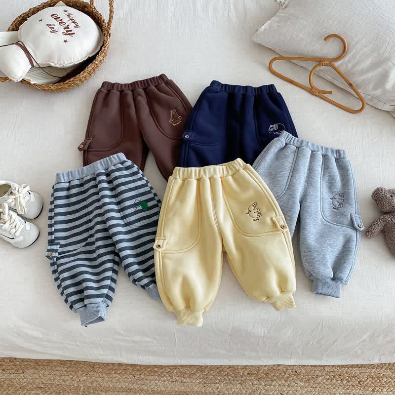 ベビー幼児用アニマルフリース裏地ジョガーパンツ - image 4