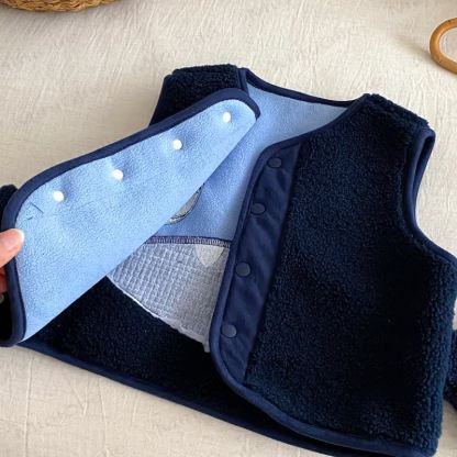 男の子用漫画柄ノースリーブベストアウターウェア - image 6