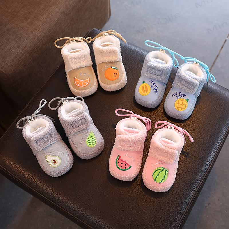 ベビーフルーツフリース裏地ブーティ - image 1