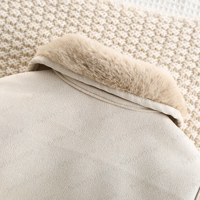 ベビーダックスフントの漫画刺繍入りフリースロンパース - image 3