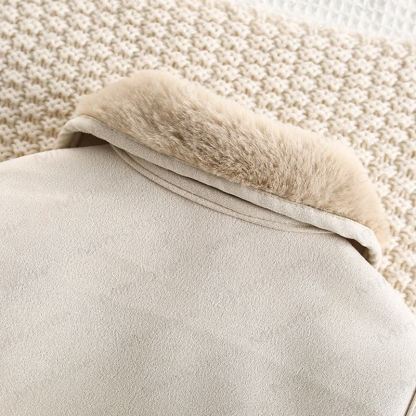 ベビーダックスフントの漫画刺繍入りフリースロンパース - image 3