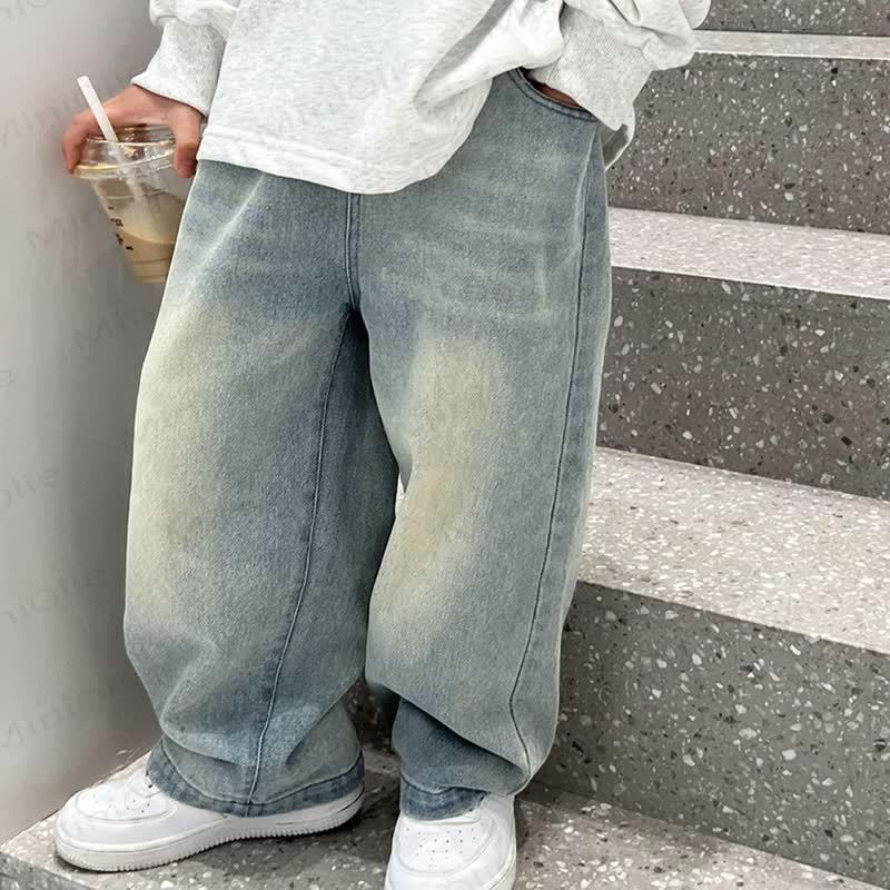 幼児用男の子用ゆったりパンツ - 水色 - 10歳 - image 1