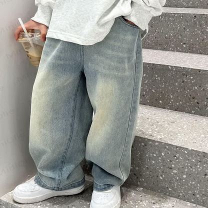 幼児用男の子用ゆったりパンツ - 水色 - 10歳 - image 1