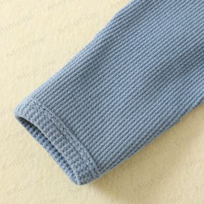 ベビー無地新生児パジャマロンパース - image 8