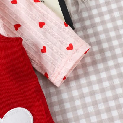 LOVEベビーガールボディスーツ＆サスペンダーDress - image 7