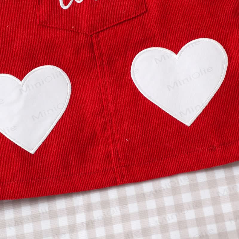 LOVEベビーガールボディスーツ＆サスペンダーDress - image 8