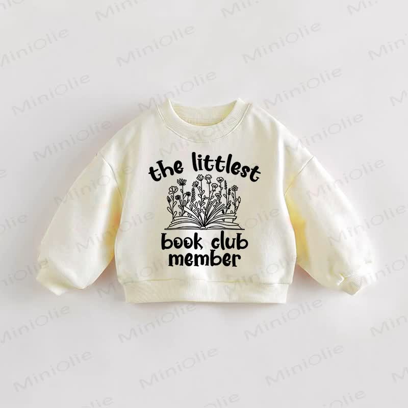 THE LITTLEST BOOK CLUB MEMBERベビー 幼児用 フラワー クリーム スウェットシャツ - クリーム - 3～5歳 - image 1