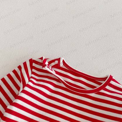 MAIMAI PUPPYベビーガールズ ホワイトオーバーオール＆レッド＆ホワイトストライプトップ - image 10