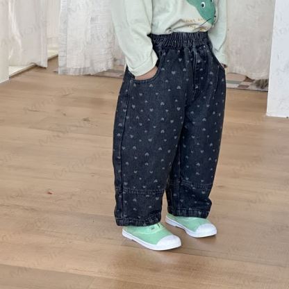 幼児向けゆったりデニムパンツ - 黒 - 12歳 - image 4