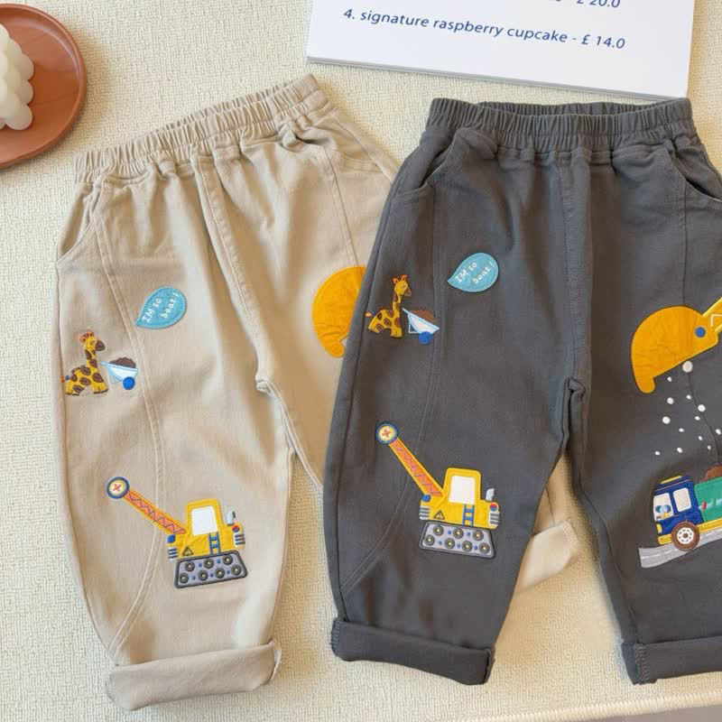 ベビー幼児用カーキリンパンツ - カーボングレー - 5～7歳 - image 2