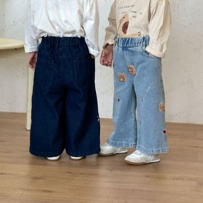 幼児用キッドベア ルーズデニムパンツ - image 3