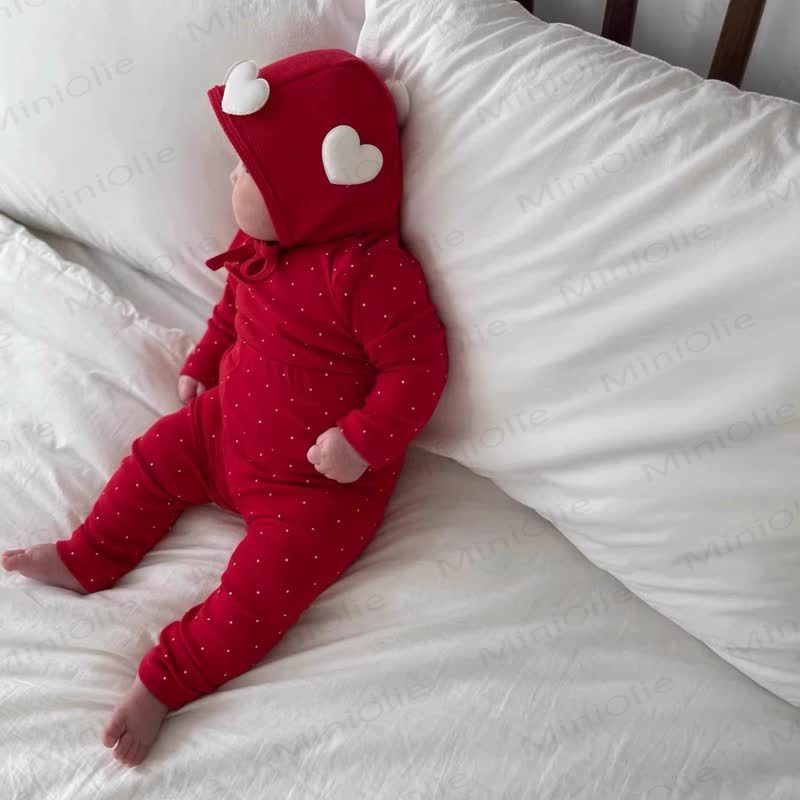 ベビーラブ/ストライプ/ドット 2点セット - レッドドット - 18～24ヶ月 - image 3