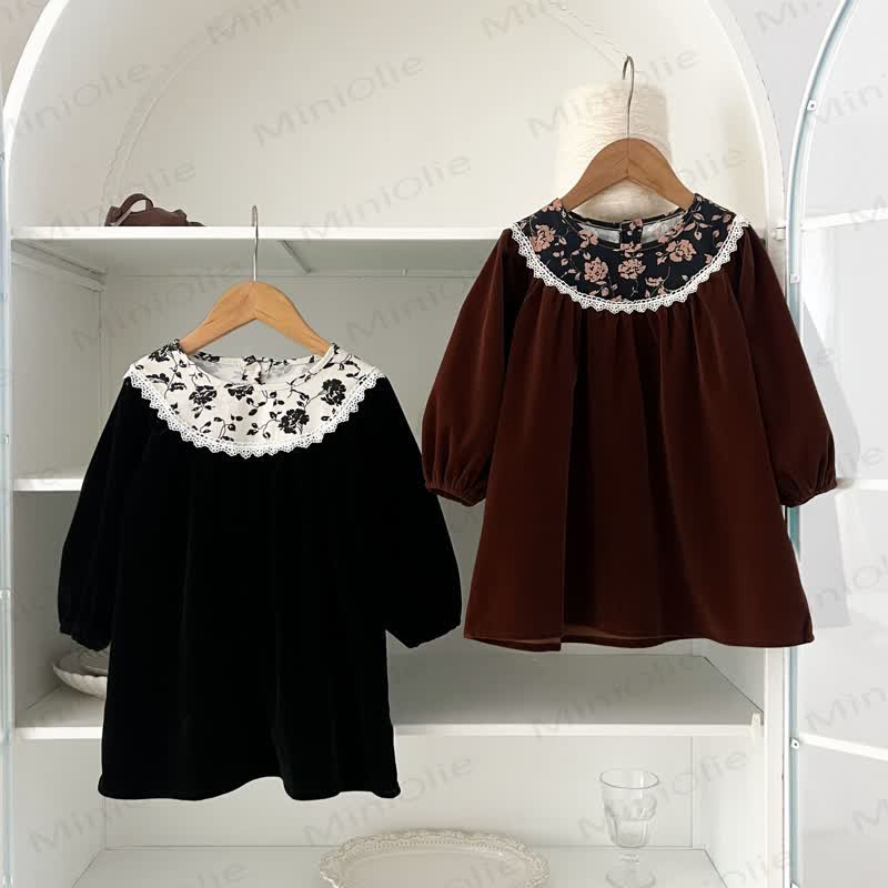 ベビー幼児女の子用レースフラワーDress - image 3