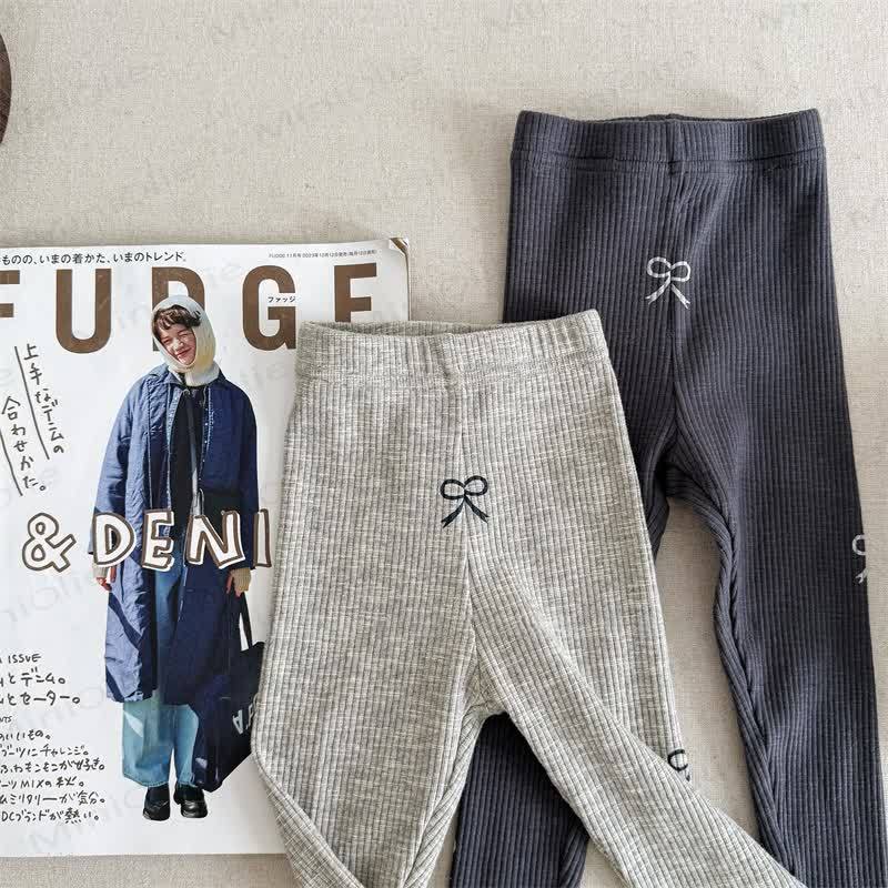 ベビー幼児用女の子用ボウレギンス - image 1