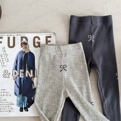 ベビー幼児用女の子用ボウレギンス - image 1