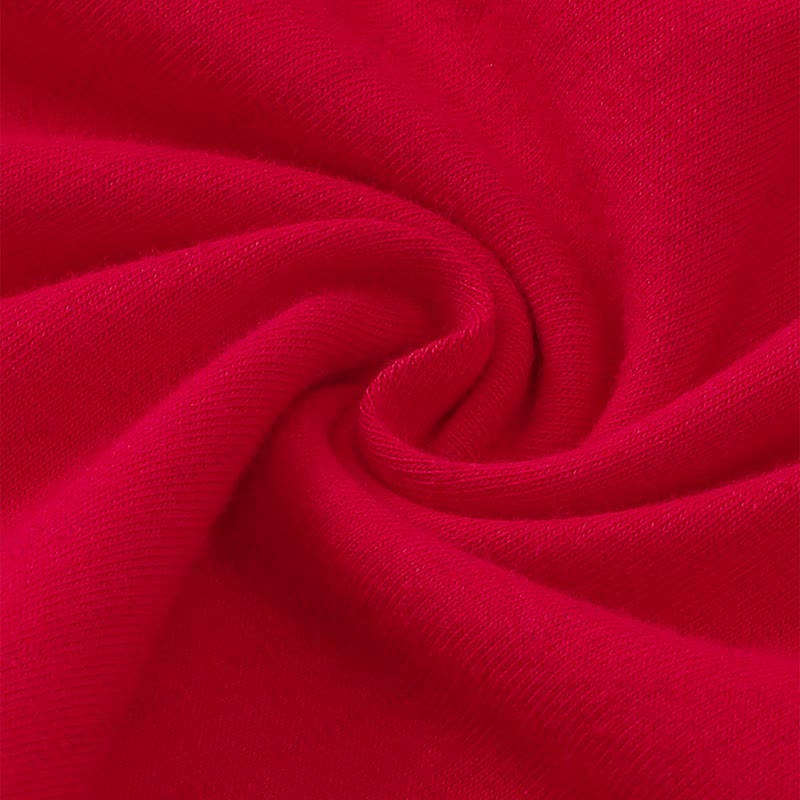 ベビー 幼児 女の子 リボン ラブ レッド ニットDress  - image 8