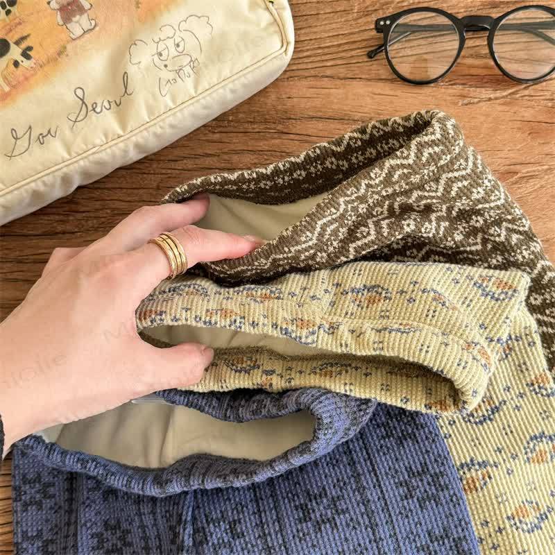 ベビー 幼児 女の子用 花柄 フリース 裏地 レギンス - image 7