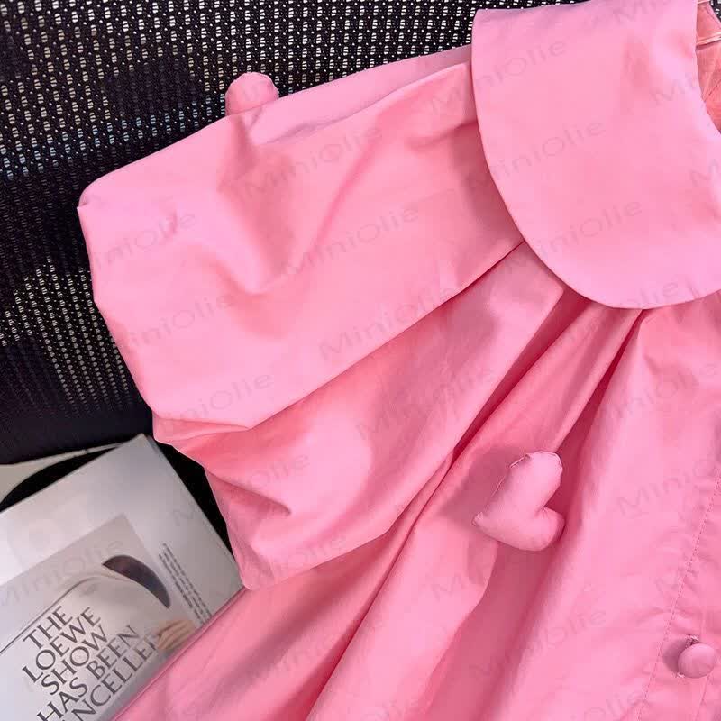 幼児用女の子用ベビーカラーラブDress - image 3