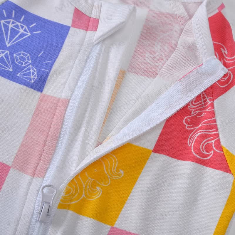 ベビー漫画プリントパジャマロンパース - image 4