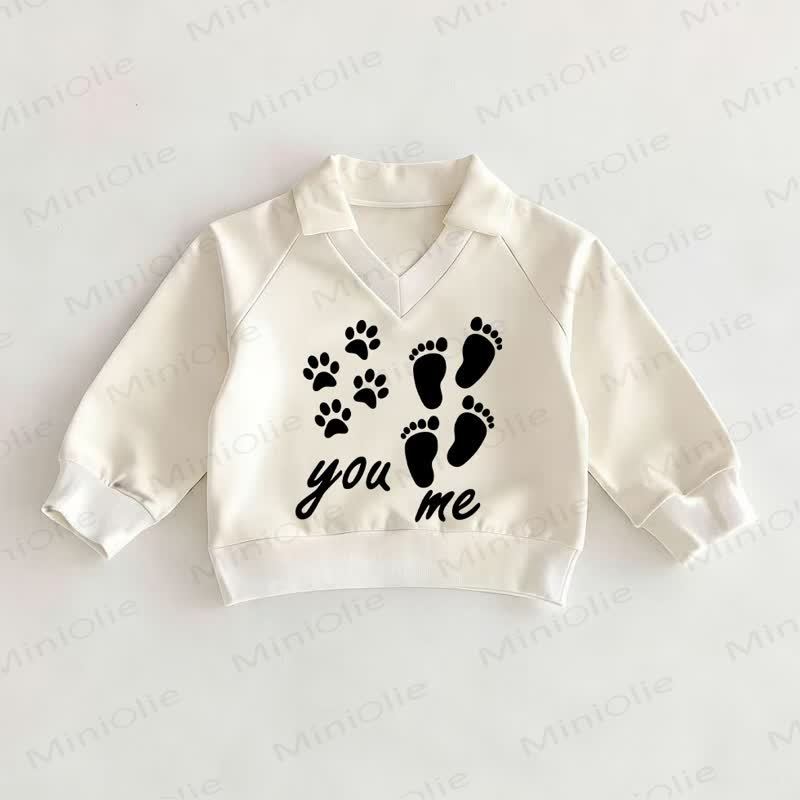 YOU MEベビーホワイトポロトップ - 白 - 2～3歳 - image 1