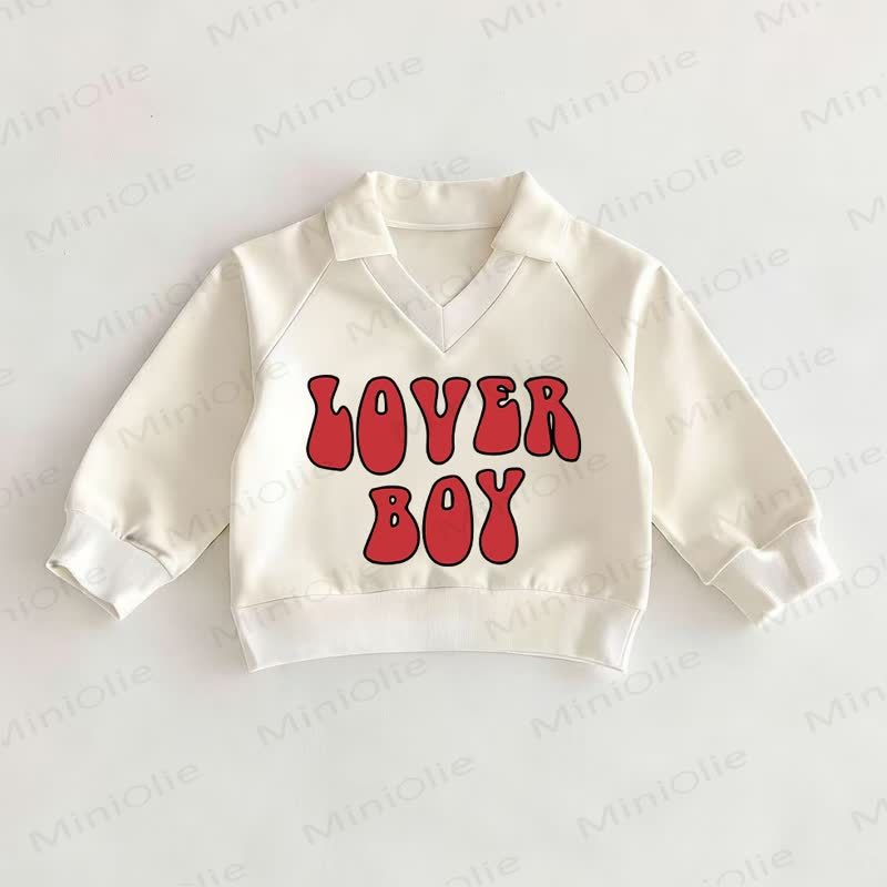 LOVER BOY ベビーホワイトポロトップ - 白 - 2～3歳 - image 1