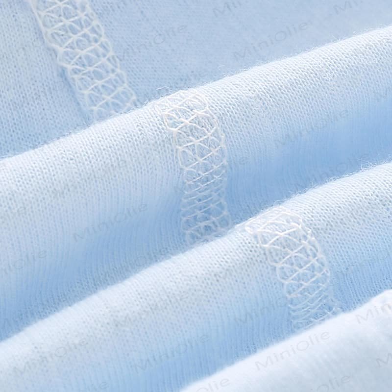 ベビーカートゥーンクラウド無地新生児パジャマロンパース - image 5