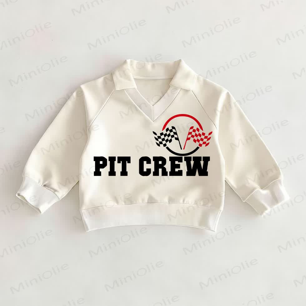 PIT CREWベビーホワイトポロトップ - 白 - 2～3歳 - image 1