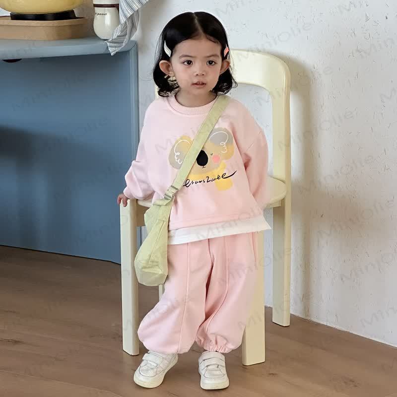 幼児用動物フェイク2点セット - ピンク - 9-10T - image 6