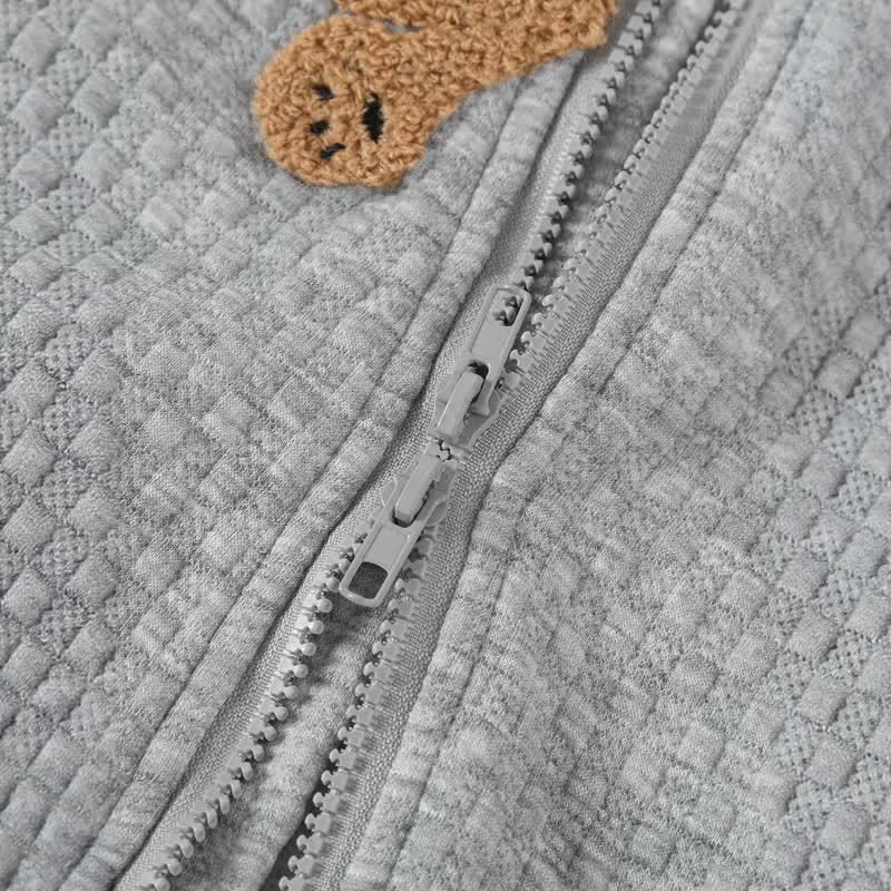 ベビーベア ジップフード付きロンパー - image 4