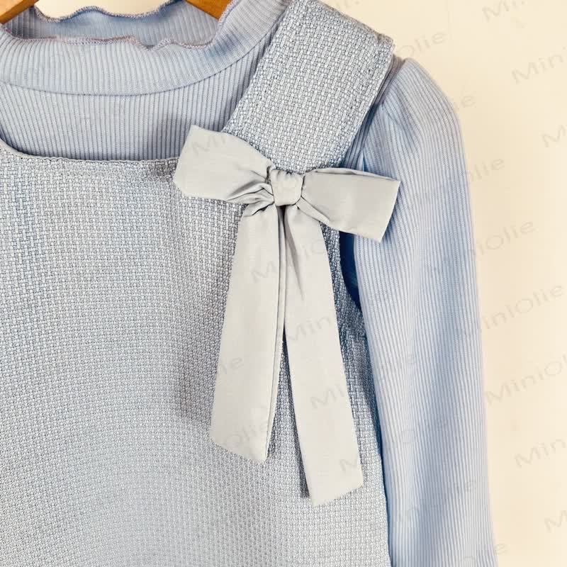 ベビー幼児女の子用リボン無地Dress/トップス - image 8