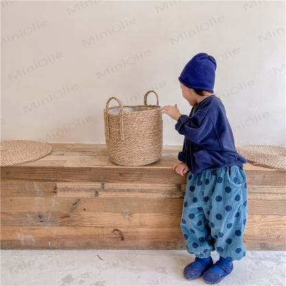 ベビー幼児用コードドットフリース裏地パンツ - image 4