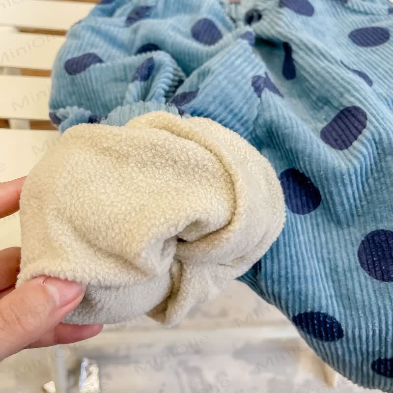 ベビー幼児用コードドットフリース裏地パンツ - image 7