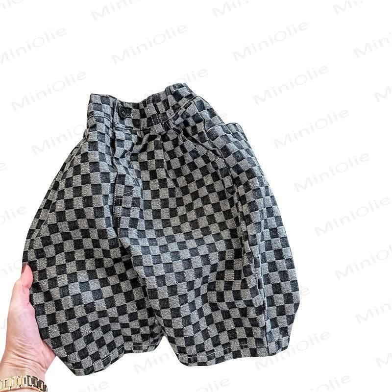 ベビー幼児用デニムチェックパンツ - image 5