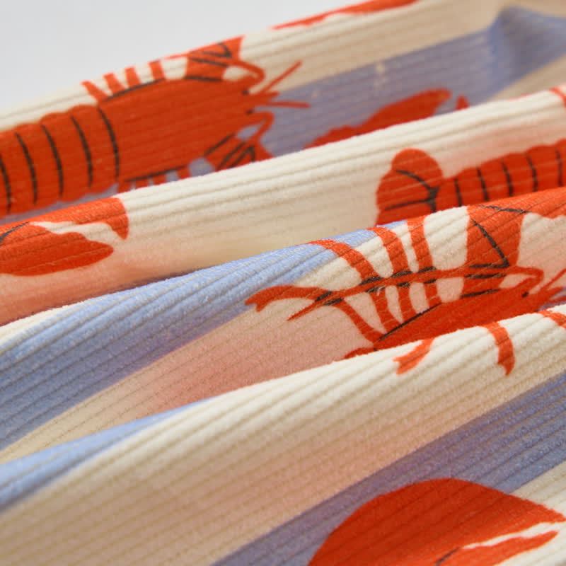 ベビー幼児用ベージュブルーホワイトストライプロブスターコードパンツ - image 7