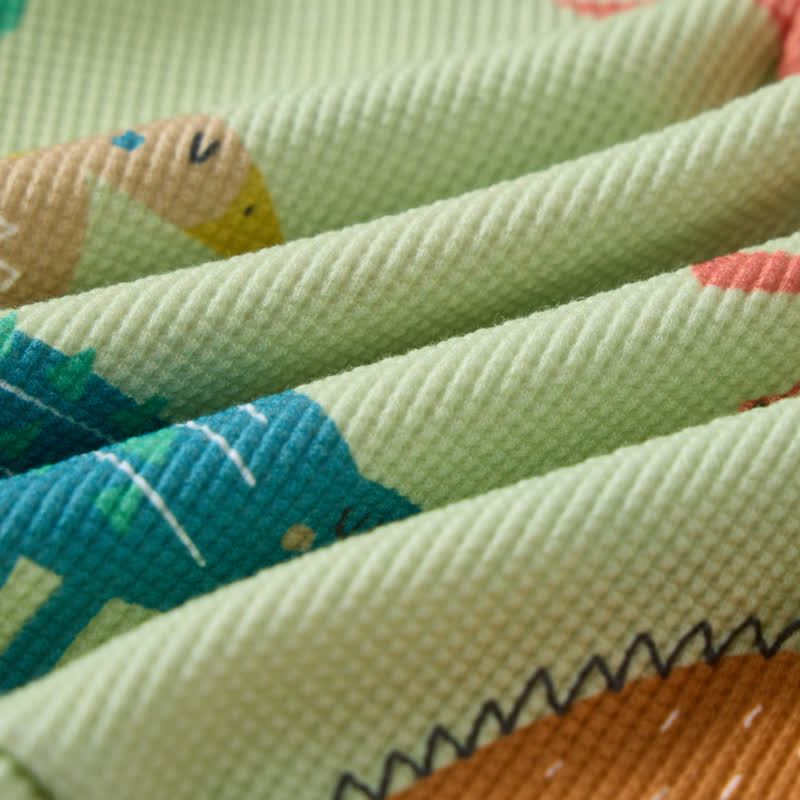 ベビーグレーグリーンダイノワッフル2ピースセット - image 7