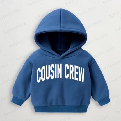 COUSIN CREWベビー 幼児用 ブルー フーディー スウェットシャツ - 青 - 3～5歳 - image 1