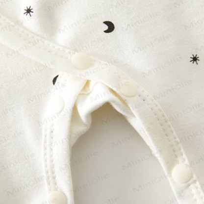 ベビームーンドットロンパース（帽子付き） - image 3